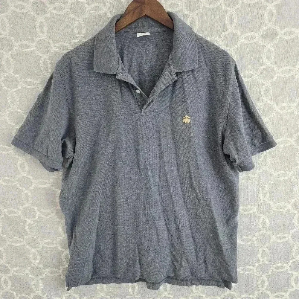 Brooks Brothers Polo Shirt Gray Men's L